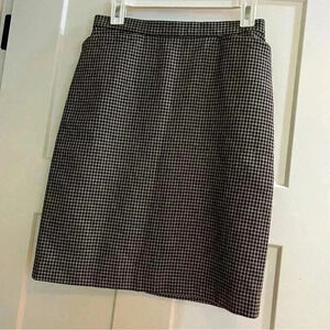Women’s 80s authentic sportswear forenza pencil skirt plaid lined size 10